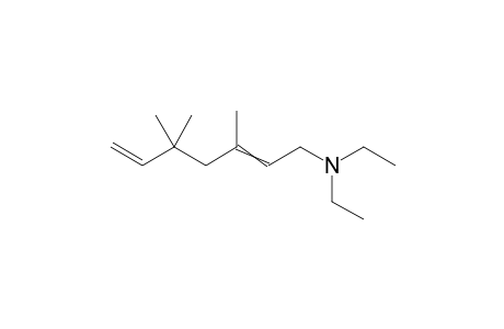 N,N-diethyl-3,5,5-trimethylhepta-2,6-dien-1-amine