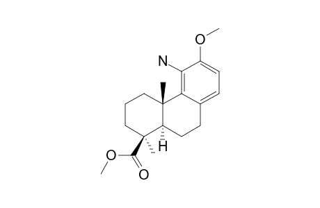 Methyl 11-amino-12-methoxypodocarpa-8,11,13-trien-19-oate