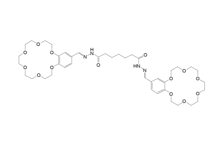 N,N'-bis(2,5,8,11,14,17-hexaoxabicyclo[16.4.0]docosa-1(18),19,21-trien-20-ylmethyleneamino)heptanediamide