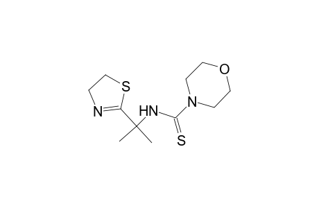 4-Morpholinecarbothioamide, N-[1-(4,5-dihydro-2-thiazolyl)-1-methylethyl]-