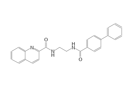 2-quinolinecarboxamide, N-[2-[([1,1'-biphenyl]-4-ylcarbonyl)amino]ethyl]-