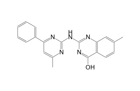 4-quinazolinol, 7-methyl-2-[(4-methyl-6-phenyl-2-pyrimidinyl)amino]-
