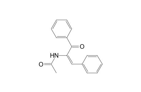 Acetamide, N-(1-benzoyl-2-phenylethenyl)-, (E)-