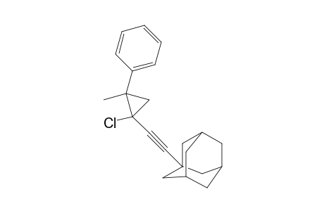 1-(Adamanthyl-1)-2-(1-chloro-2-methyl-2-phenylcyclopropyl-1)acethylene