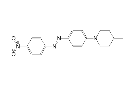 4-methyl-1-{4-[(E)-(4-nitrophenyl)diazenyl]phenyl}piperidine