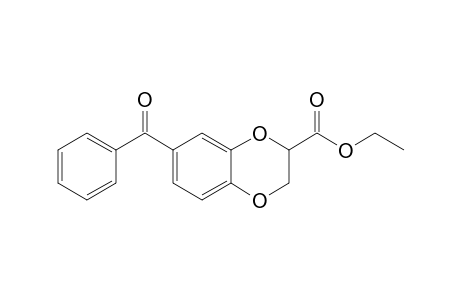 Ethyl 7-benzoyl-2,3-dihydro-1,4-benzodioxin-2-carboxylate