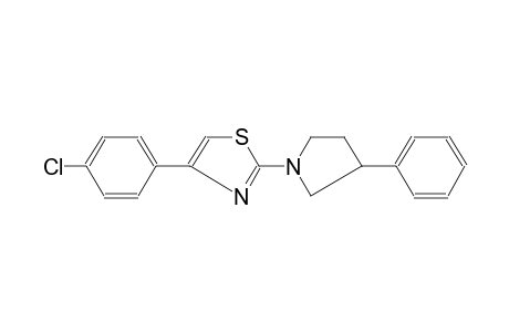 thiazole, 4-(4-chlorophenyl)-2-(3-phenyl-1-pyrrolidinyl)-
