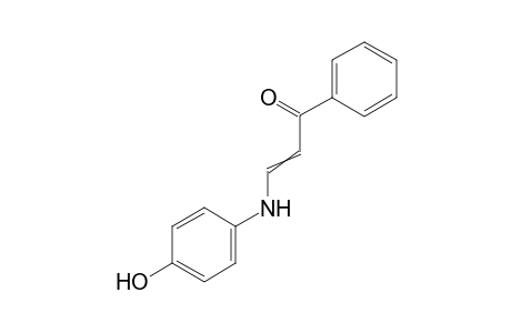 3-((4-Hydroxyphenyl)amino)-1-phenylprop-2-en-1-one