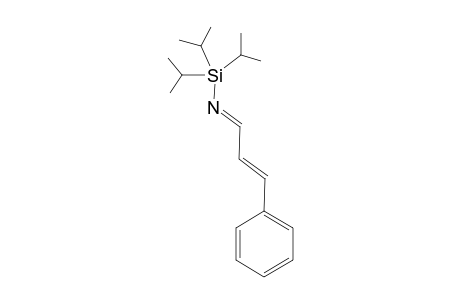 N-(3-Phenylprop-2-en-1-ylidene)-N-(triisopropylsilyl)imine