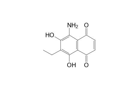 8-Amino-6-ethyl-5,7-dihydroxy-1,4-dihydronaphthalene-1,4-dione