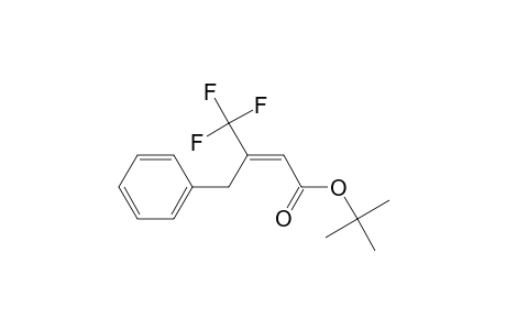 (E)-3-benzyl-4,4,4-trifluoro-but-2-enoic acid tert-butyl ester