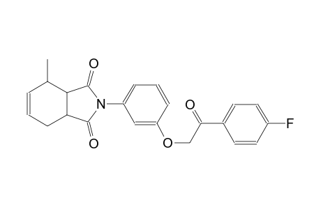 1H-isoindole-1,3(2H)-dione, 2-[3-[2-(4-fluorophenyl)-2-oxoethoxy]phenyl]-3a,4,7,7a-tetrahydro-4-methyl-