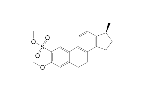 Methyl 7-methoxy-3'.beta.-methyl-1,2-cyclopentene-9,10-dihydrophenanthrene-6-sulfonate
