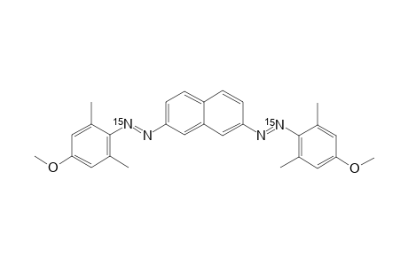 1-(4-Methoxy-2,6-dimethylphenyl)-2-{7-[(4-methoxy-2,6-dimethylphenyl)diazenyl]-2-naphthyl}diazene