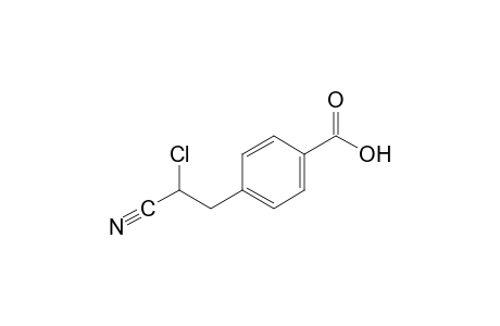 p-(2-chloro-2-cyanoethyl)benzoic acid