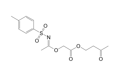 [(Acetylethoxycarbonyl)methyl] ester of N-(4-Methylbenzenesulfonyl)imidoyl-acetic acid