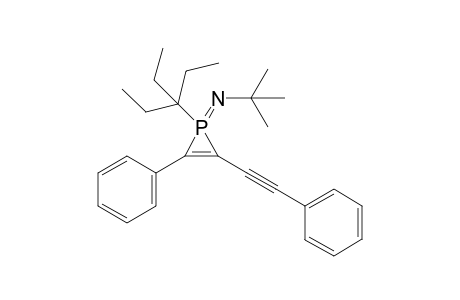 1-(tert-Butylimino)-1-(1,1-diethylpropyl)-2-phenyl-3-(phenylethynyl)-lambda5-phosphiren