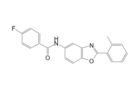 benzamide, 4-fluoro-N-[2-(2-methylphenyl)-5-benzoxazolyl]-