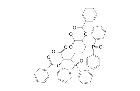 (2R*,3S*)-2-BENZOYLOXY-3-DIPHENYLPHOSPHINOYLBUTANOIC-ACID