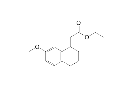 Ethyl [1,2,3,4-tetrahydro-7-methoxy-1-naphthyl]acetate