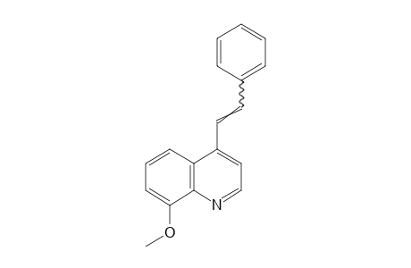 8-METHOXY-4-STYRYLQUINOLINE
