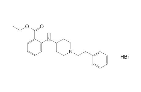 N-(1-phenethyl-4-piperidyl)anthranilic acid, ethyl ester, monohydrobromide