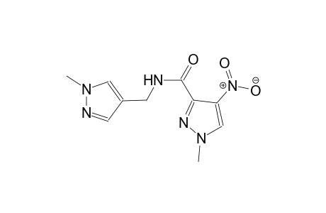 1-methyl-N-[(1-methyl-1H-pyrazol-4-yl)methyl]-4-nitro-1H-pyrazole-3-carboxamide