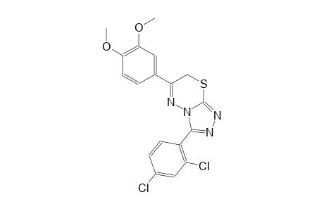 3-(2,4-dichlorophenyl)-6-(3,4-dimethoxyphenyl)-7H-[1,2,4]triazolo[3,4-b][1,3,4]thiadiazine