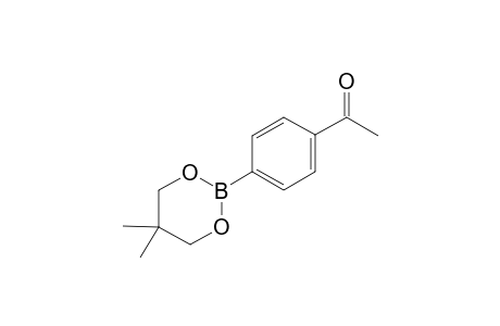 1-(4-(5,5-dimethyl-1,3,2-dioxaborinan-2-yl)phenyl)ethanone