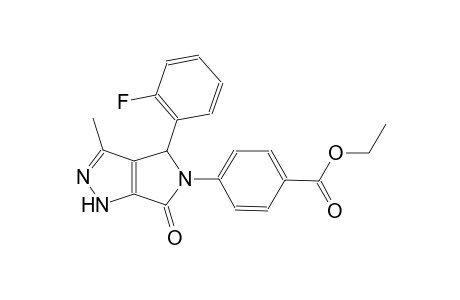 ethyl 4-(4-(2-fluorophenyl)-3-methyl-6-oxo-4,6-dihydropyrrolo[3,4-c]pyrazol-5(1H)-yl)benzoate