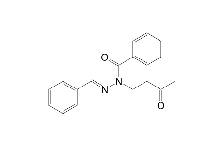 Benzoic acid N'-benzylidene-N-(3-oxobutyl)hydrazide