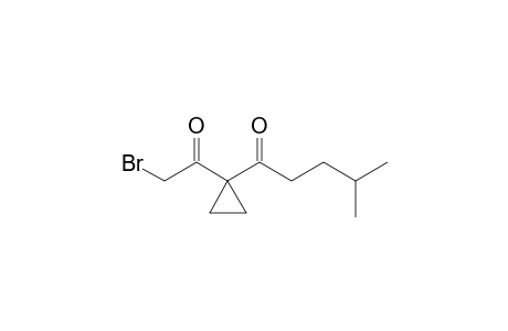 1-Bromoacetyl-1-(4-methylpentanoyl)cyclopropane