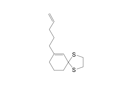 7-(Pent-4-en-1-yl)-1,4-dithiaspiro[4.5]dec-6-ene