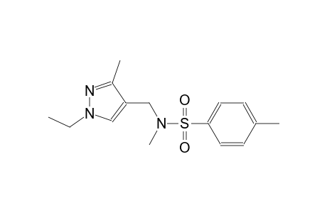 benzenesulfonamide, N-[(1-ethyl-3-methyl-1H-pyrazol-4-yl)methyl]-N,4-dimethyl-