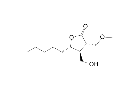 (3S*,4S*,5S*)-4-Hydroxymethyl-3-methoxymethyl-5-pentyldihydrofuran-2-one