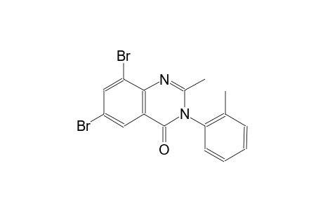 6,8-dibromo-2-methyl-3-(2-methylphenyl)-4(3H)-quinazolinone