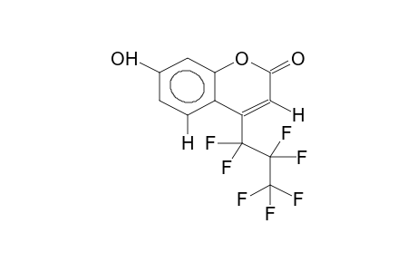 4-HEPTAFLUOROPROPYL-7-HYDROXYCOUMARIN