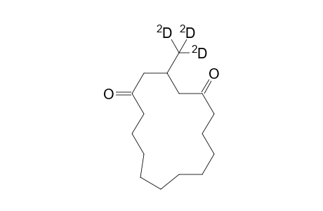 3-(Trideuteriomethyl)cyclopentadecane-1,5-dione
