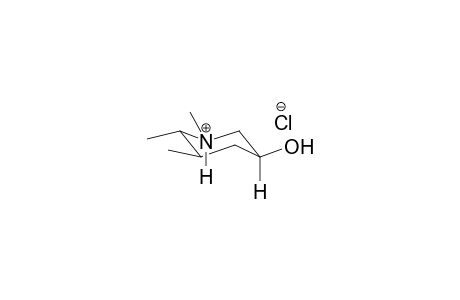 piperidinium, 5-hydroxy-1,2,3-trimethyl-, chloride