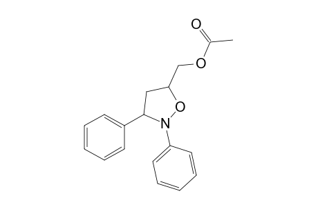 (+/-)-5-Acetoxymethyl-2,3-diphenylisoxazolidine