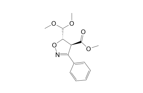 Methyl trans-5-Dimethoxymethyl-3-phenyl-4,5-dihydroisoxazol-4-carboxylate