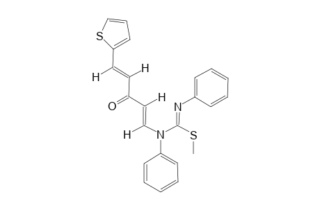 (E,E)-5-THIENYL-3-OXO-1,4-PENTADIEN-1-[PHENYL-(PHENYLIMINO-METHYLTHIO)-METHYL]-AMINE