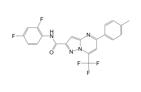 N-(2,4-difluorophenyl)-5-(4-methylphenyl)-7-(trifluoromethyl)pyrazolo[1,5-a]pyrimidine-2-carboxamide