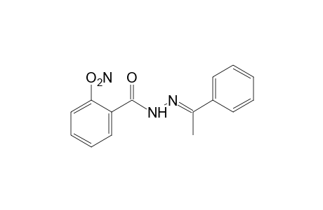 o-nitrobenzoic acid, (alpha-methylbenzylidene)hydrazide