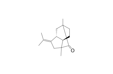 (+)-(1S,3S,6S,7R)-5-Isopropylidene-1,3-dimethyltricyclo[4.3.1.0(3,7)]decan-2-one