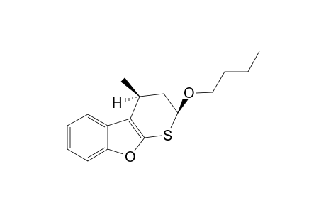 1-Methyl-3-butoxybenzo[b]furano[2,3-b]dihydrothiopyran