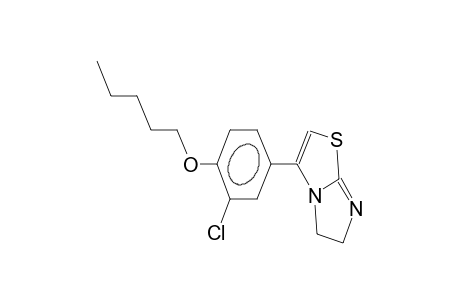 3-(3-chloro-4-pentyloxyphenyl)-5,6-dihydrothiazolo[2,3-b]imidazole