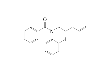 N-(2-iodanylphenyl)-N-pent-4-enyl-benzamide
