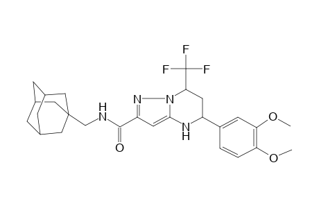 N-(1-adamantylmethyl)-5-(3,4-dimethoxyphenyl)-7-(trifluoromethyl)-4,5,6,7-tetrahydropyrazolo[1,5-a]pyrimidine-2-carboxamide