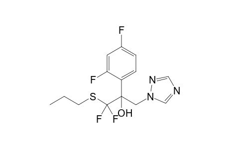 2-(2,4-difluorophenyl)-1,1-difluoro-1-(propylthio)-3-(1,2,4-triazol-1-yl)-2-propanol